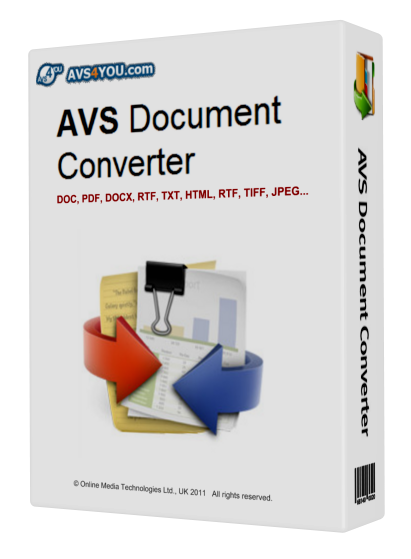 AVS Document Converter: качественный конвертер