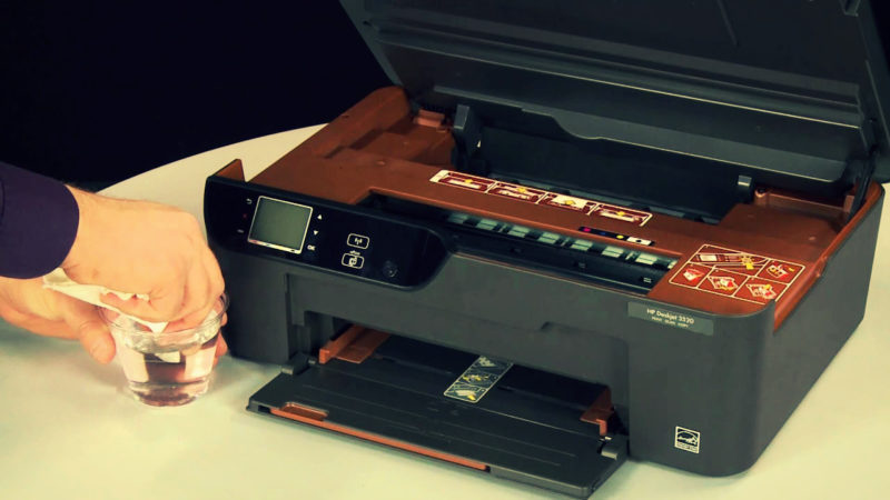 Чистка принтера HP